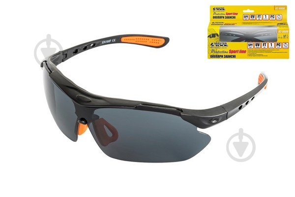 Очки защитные MasterTool SPORTLINE GREY 82-0008 - фото 2