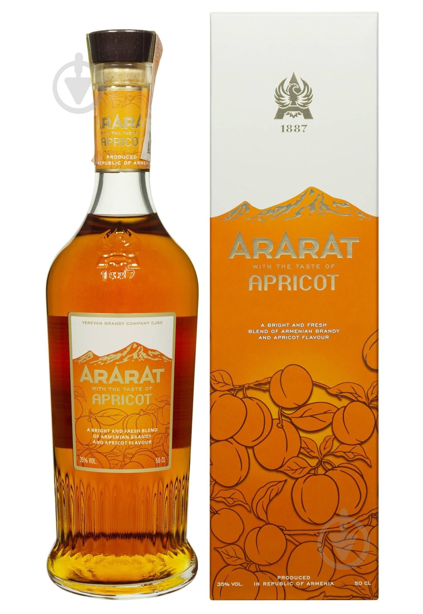 Бренди Ararat Apricot в коробке 0,5 л - фото 1