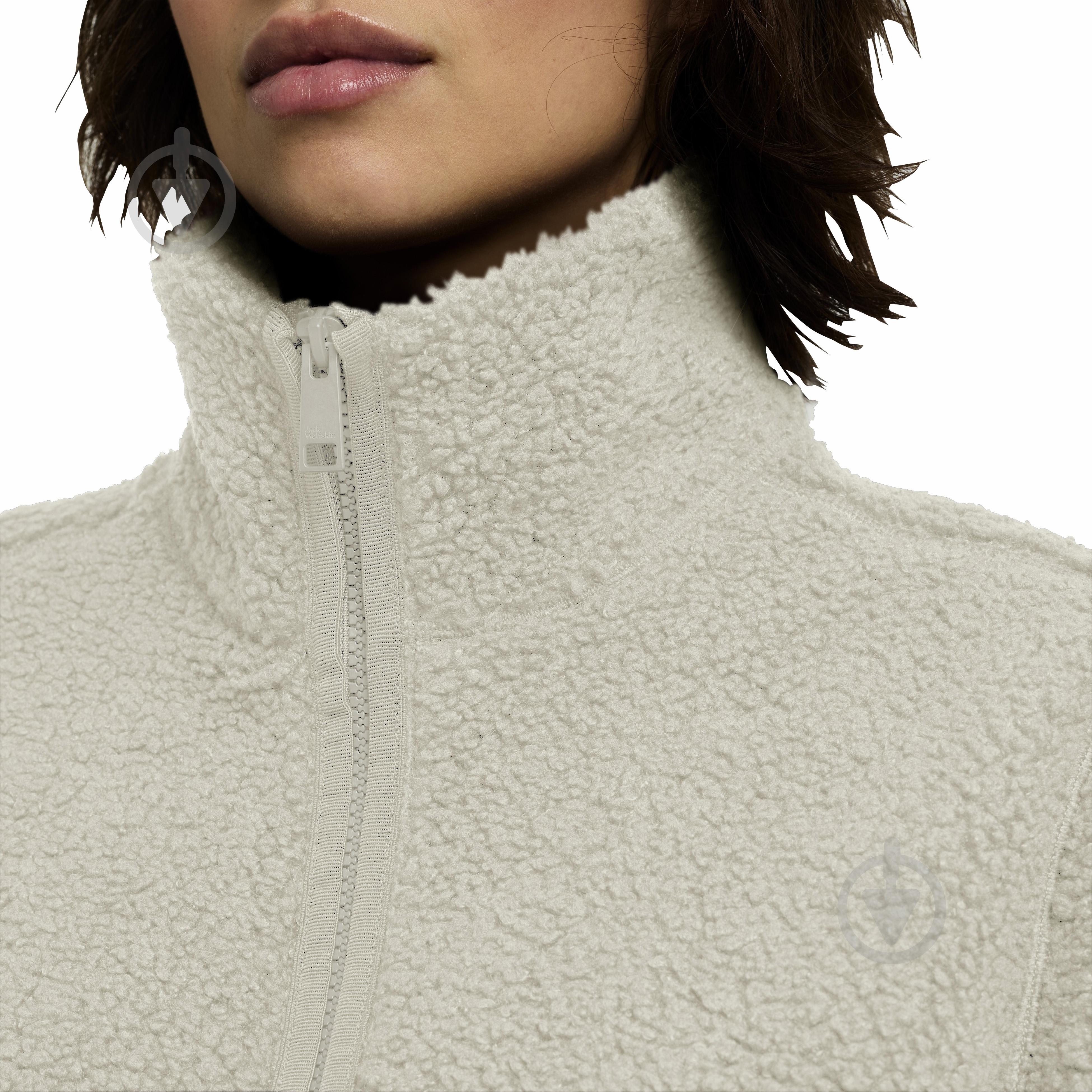 Кофта Jack Wolfskin HIGH CURL JKT W A65073_A0056 р.M бежевий - фото 4 Кофта Jack Wolfskin HIGH CURL JKT W A65073_A0056 р.M бежевий - фото 4