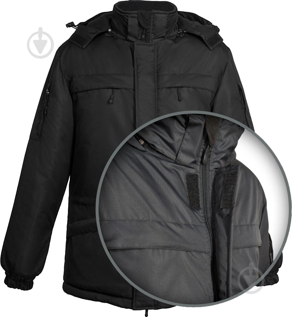 Куртка чоловіча зимова TORNADO Штурман Зимова Р 52-54. Зріст 182-188см р.L чорна - фото 13 Куртка чоловіча зимова TORNADO Штурман Зимова Р 52-54. Зріст 182-188см р.L чорна - фото 13