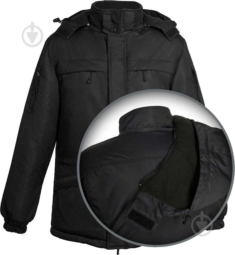 Куртка чоловіча зимова TORNADO Штурман Зимова Р 52-54. Зріст 182-188см р.L чорна - фото 15 Куртка чоловіча зимова TORNADO Штурман Зимова Р 52-54. Зріст 182-188см р.L чорна - фото 15