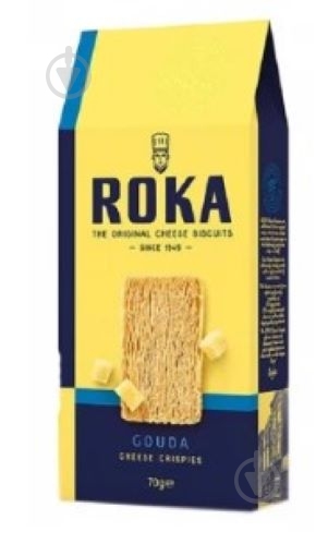 Печенье ROKACHEESECRISPIES с сыром гауда 70 г - фото 1