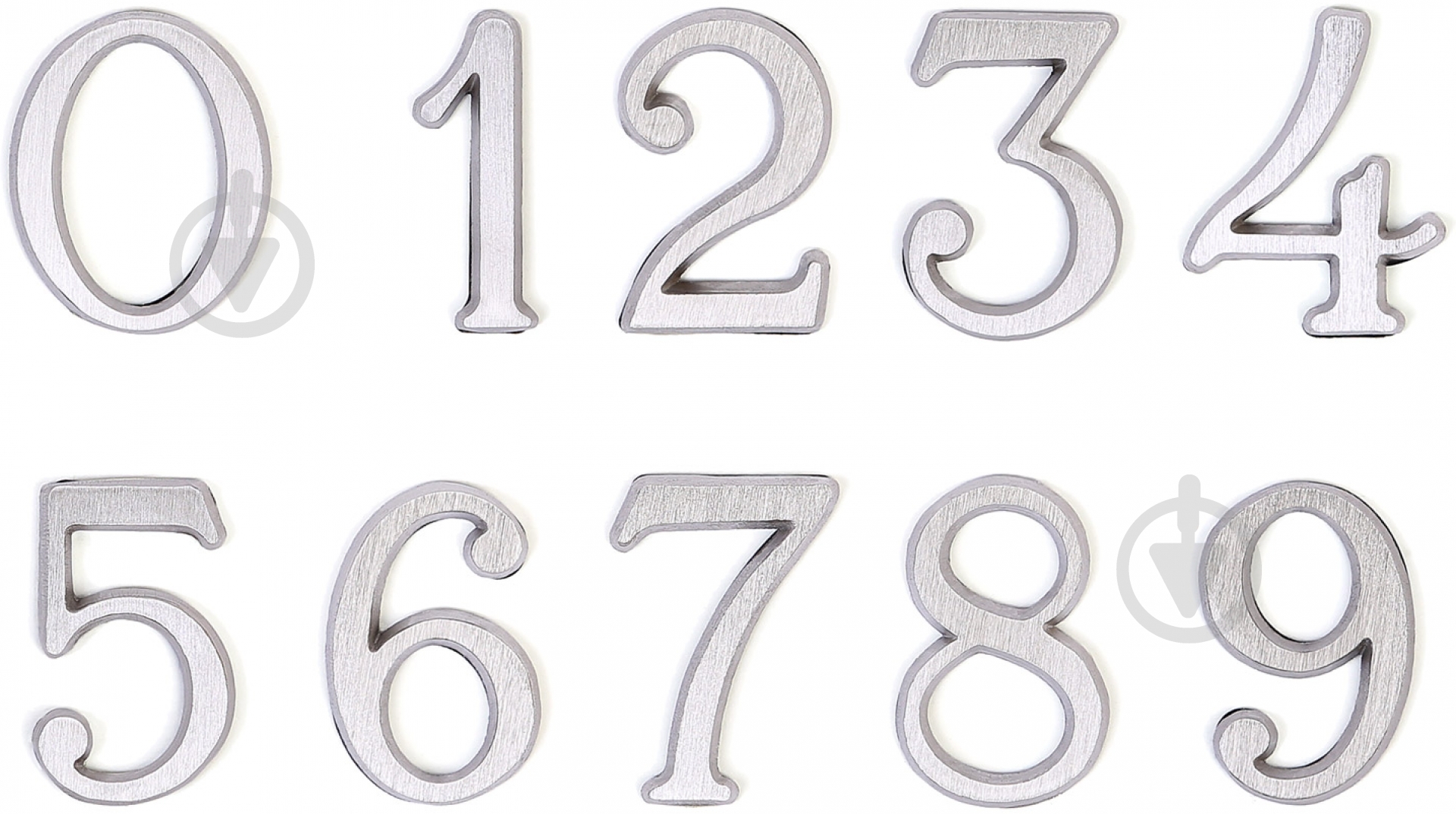 Цифра 7 латунь никель 50 мм Larvij LNB5 BLN #7 - фото 2