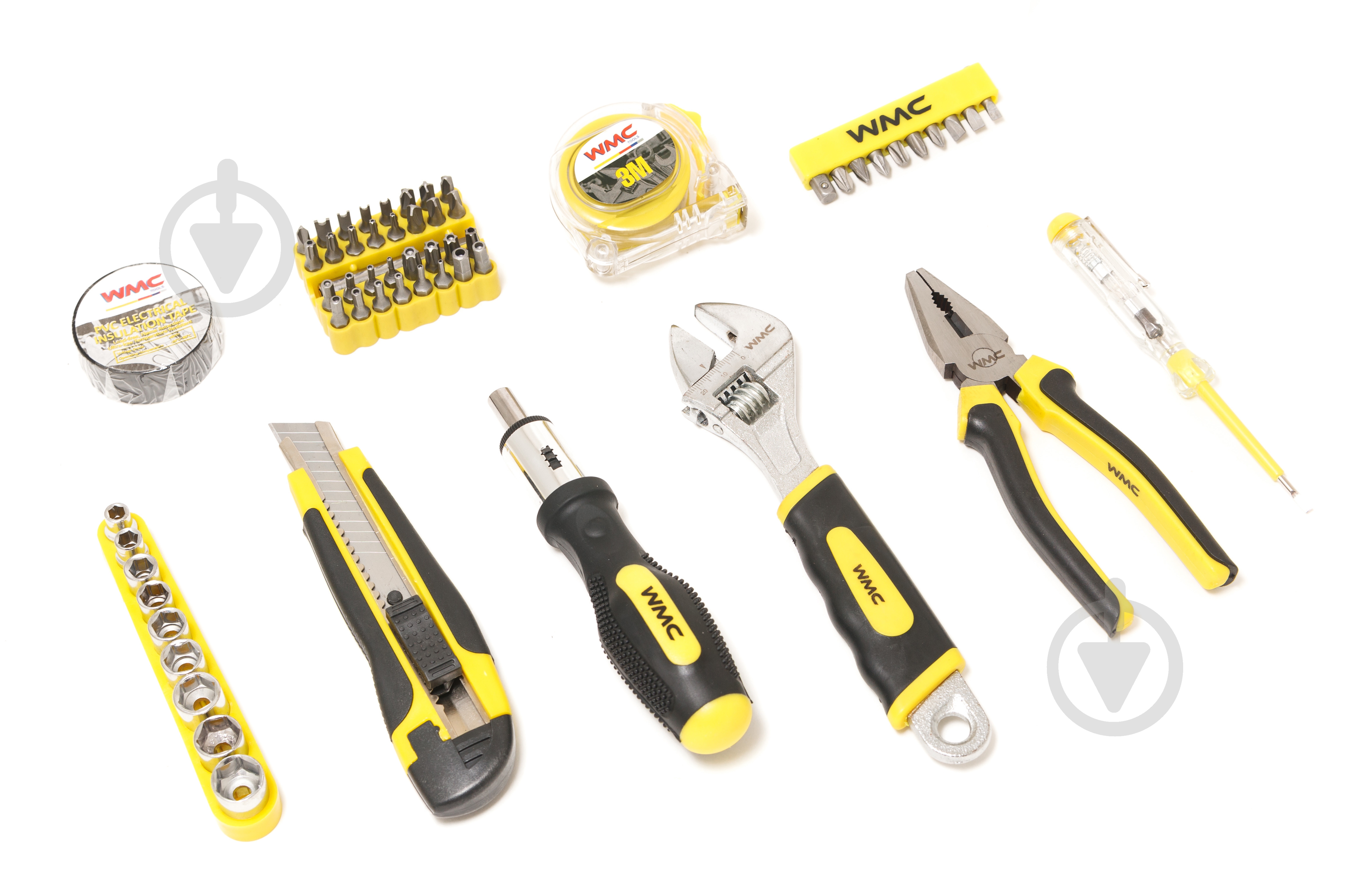 Набір ручного інструменту WMC TOOLS 61 шт. 2061 - фото 1 Набір ручного інструменту WMC TOOLS 61 шт. 2061 - фото 1