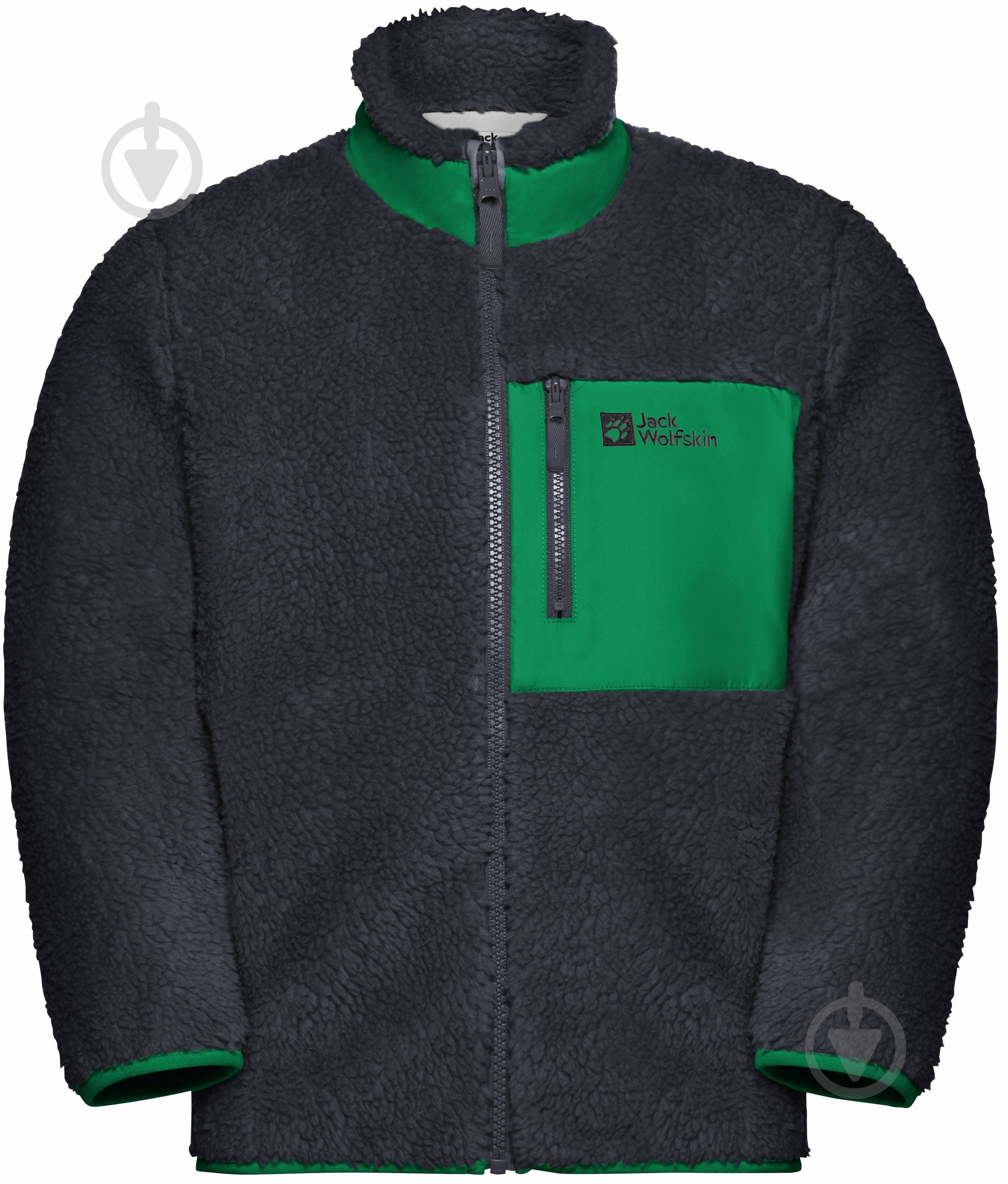 Кофта Jack Wolfskin Ice Curl Jacket K 1609162_6367 р.140 серый - фото 5 Кофта Jack Wolfskin Ice Curl Jacket K 1609162_6367 р.140 серый - фото 5