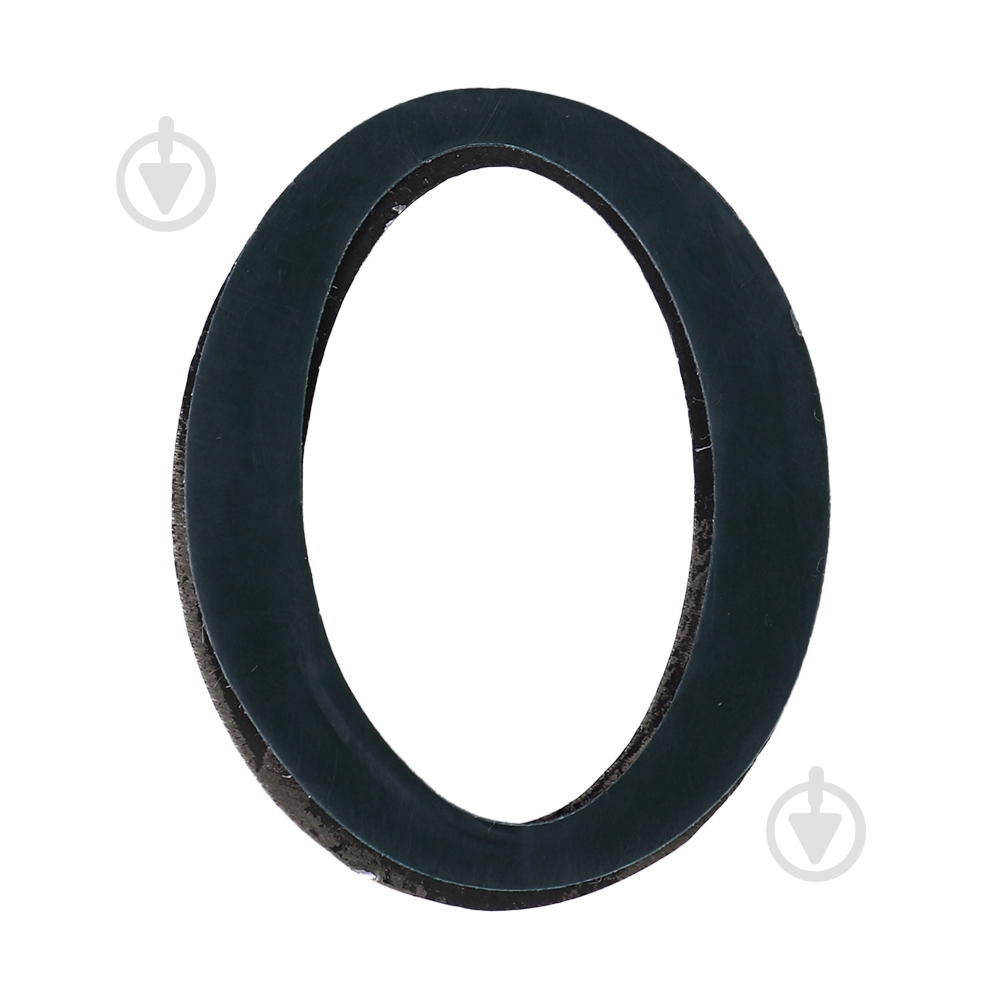 Цифра O латунь никель 50 мм Larvij LNB5 BLN #0 - фото 2