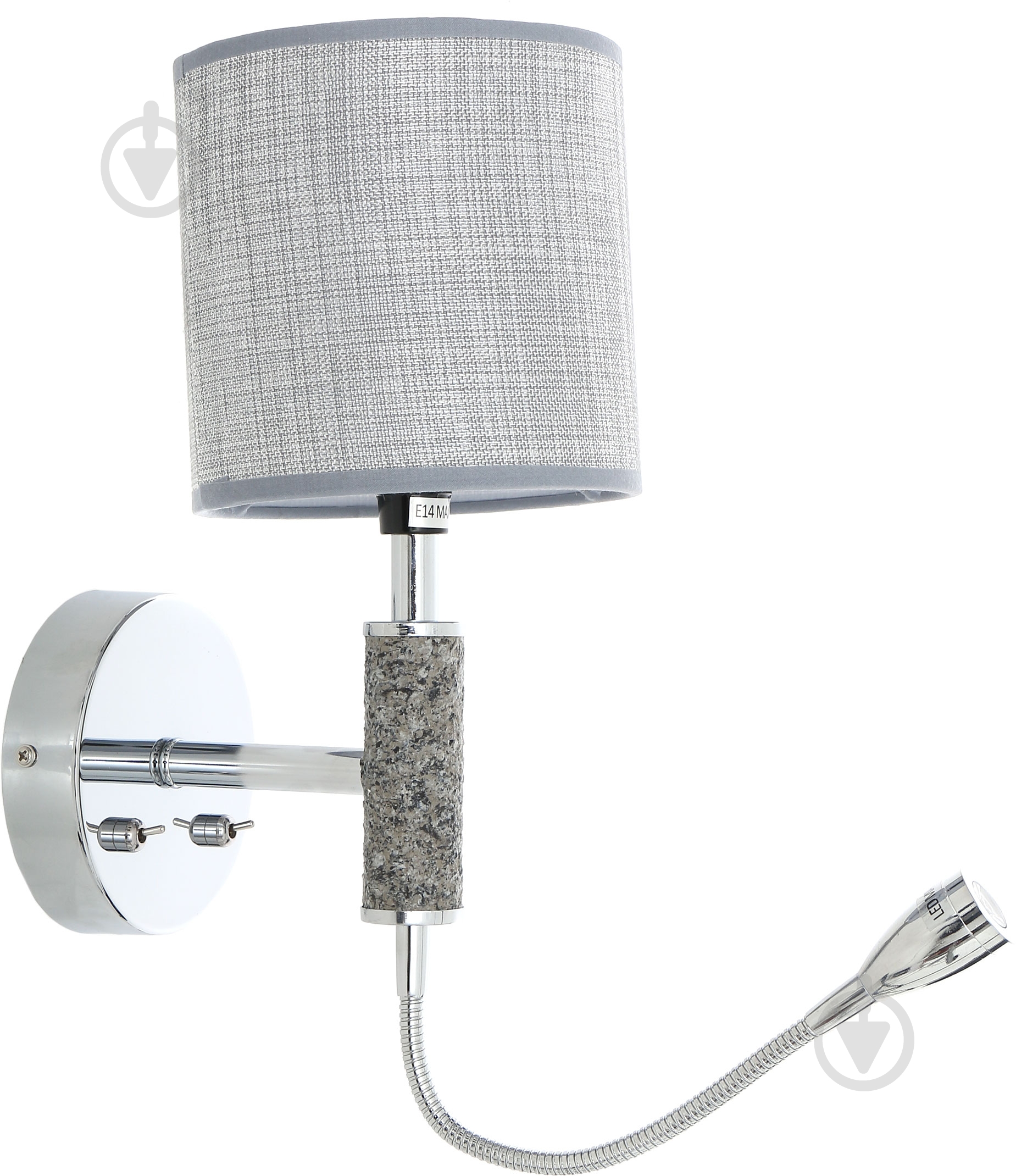 Бра Globo 1x3 Вт E14 хром 24688W - фото 1 Бра Globo 1x3 Вт E14 хром 24688W - фото 1