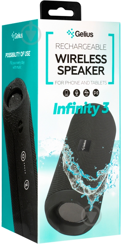 Портативна колонка Gelius Pro Infinity 3 GP-BS510SE black - фото 9