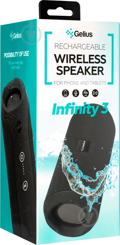 Портативна колонка Gelius Pro Infinity 3 GP-BS510SE red - фото 12