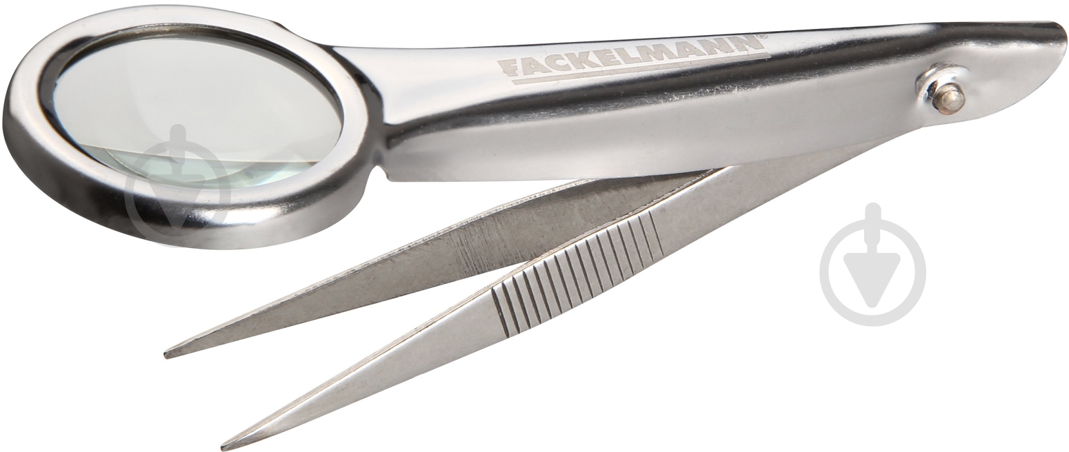 Лупа з пінцетом Fackelmann 9,5 см 60321 - фото 1 Лупа з пінцетом Fackelmann 9,5 см 60321 - фото 1