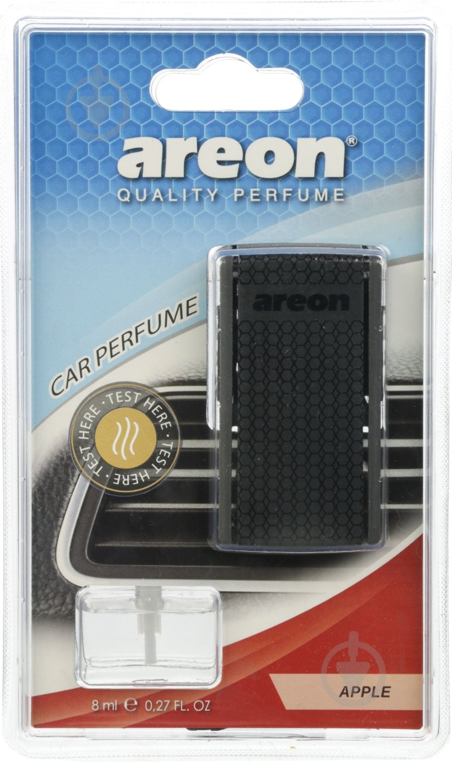 Ароматизатор на дефлектор Areon Car яблуко - фото 1