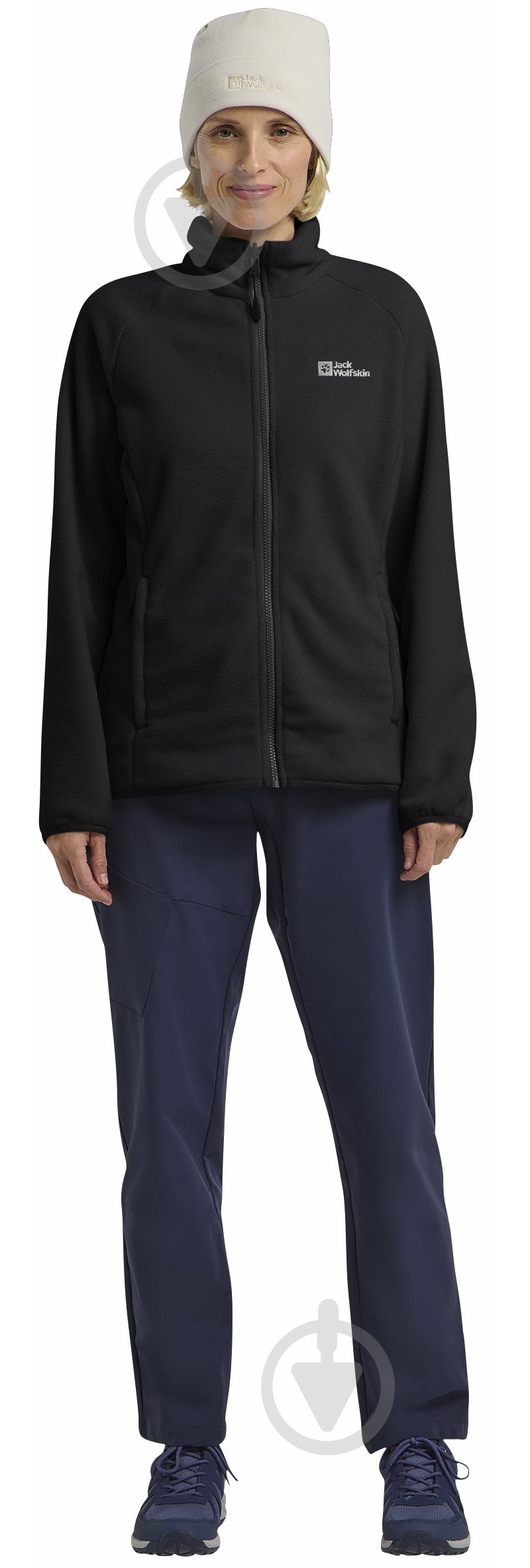 Кофта Jack Wolfskin MOONRISE FZ W A63263_6000 р.L чорний - фото 3