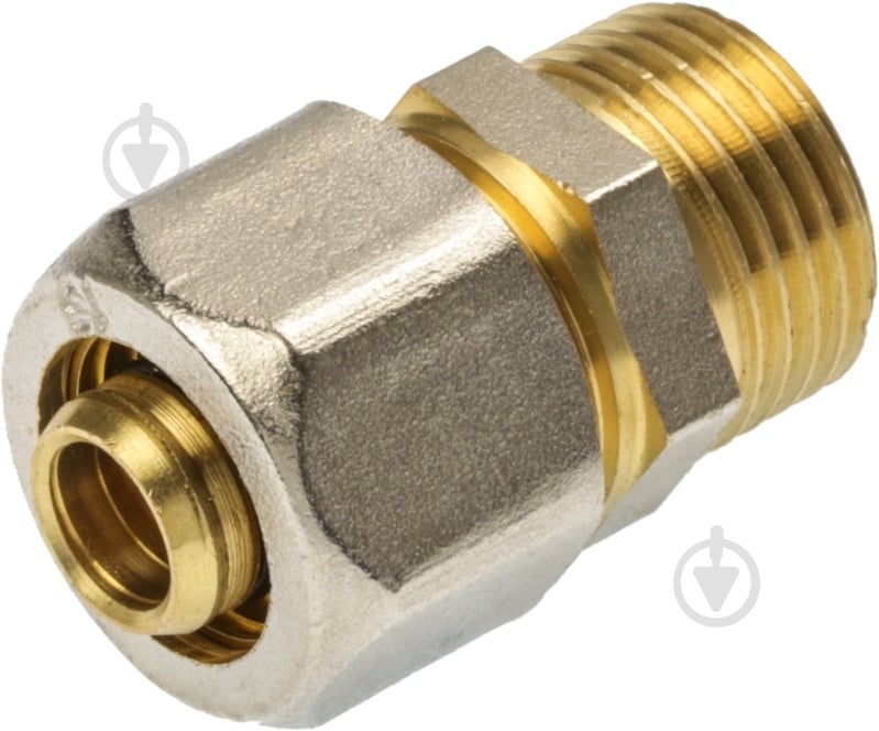 Муфта с резьбой наружная Gross 16х1/2 - фото 1 Муфта с резьбой наружная Gross 16х1/2 - фото 1