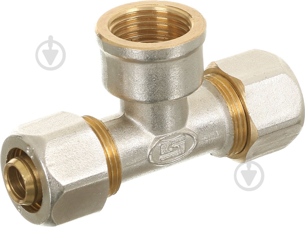 Тройник обжимной Gross 16 * 1/2 * 16 ВР - фото 2