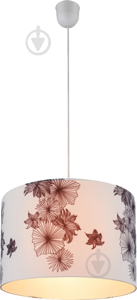 Подвес Globo Tampa 1x40 Вт E27 белый 15199 - фото 1