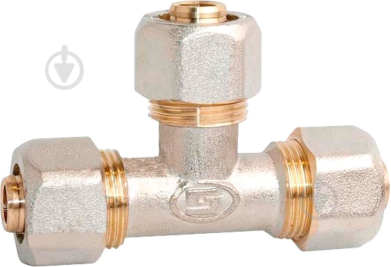 Тройник обжимной Gross 20x20x20 - фото 1