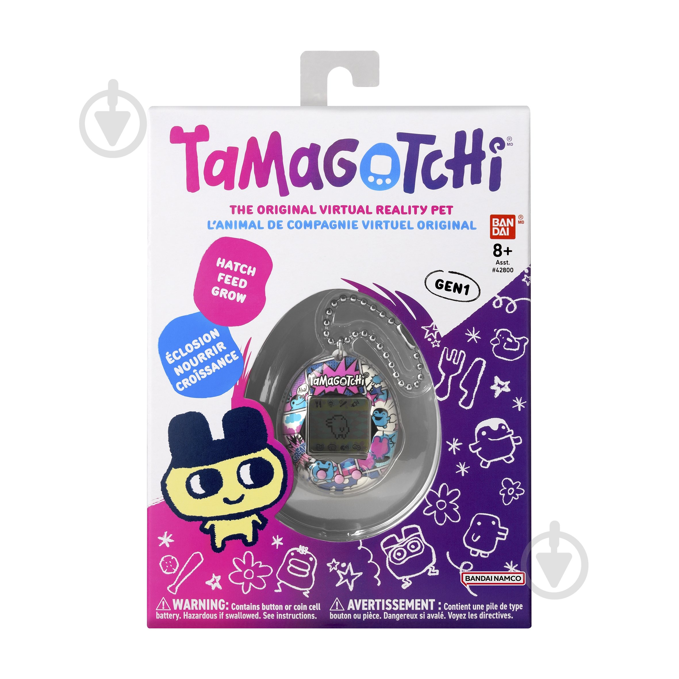 Игрушка интерактивная Tamagotchi Ориджинал Ginjirotchi Comic Book 123958 - фото 1 Игрушка интерактивная Tamagotchi Ориджинал Ginjirotchi Comic Book 123958 - фото 1