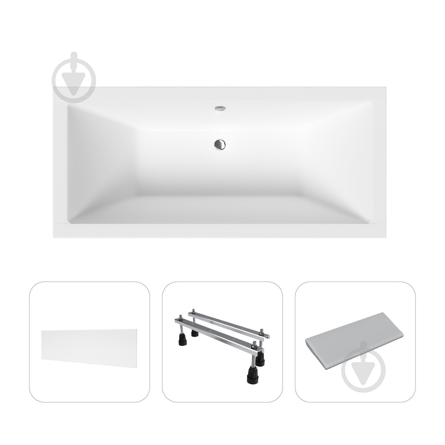 Ванна акриловая Helmken Alvaro HM3T0322V197 174х79,5 см - фото 1 Ванна акриловая Helmken Alvaro HM3T0322V197 174х79,5 см - фото 1