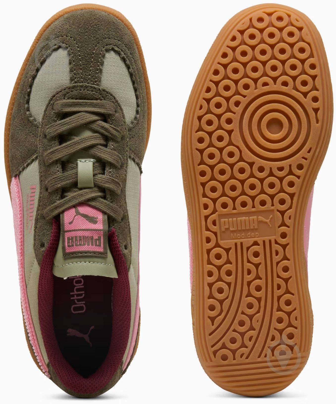 Кросівки жіночі Puma Palermo Gentle Meld Wns 40257102 р.37,5 хакі - фото 6 Кросівки жіночі Puma Palermo Gentle Meld Wns 40257102 р.37,5 хакі - фото 6