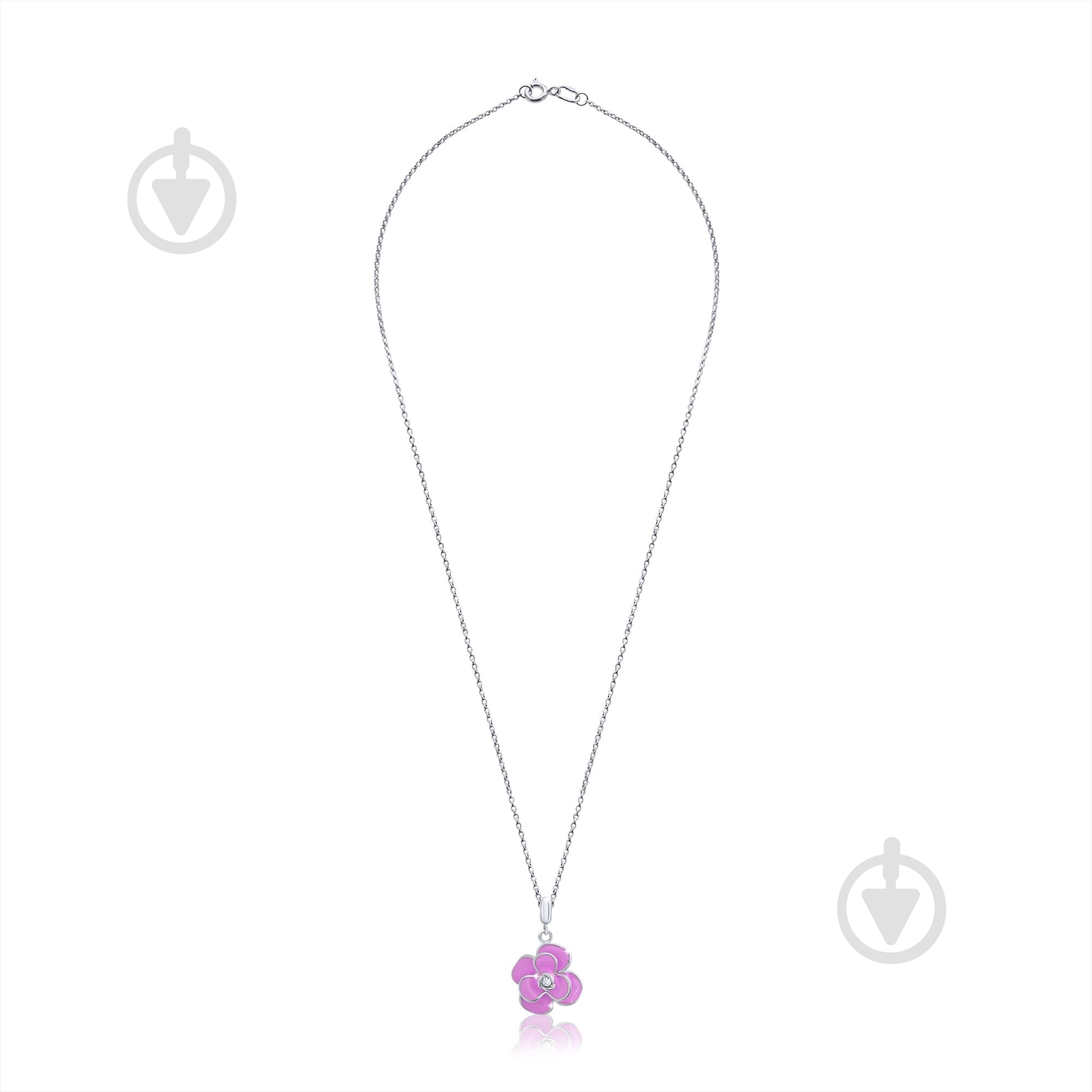 Кулон UMa&UMi Пион розовый - фото 2