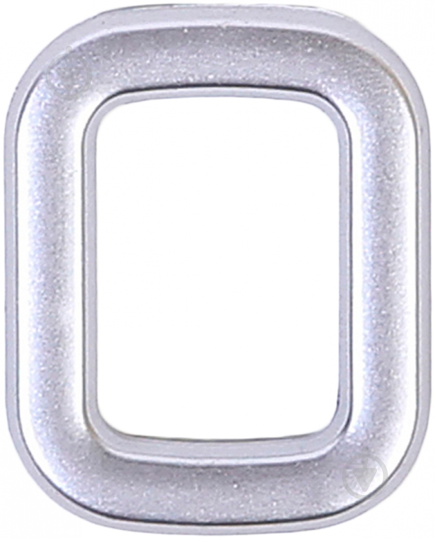 Цифра O пластик матовый хром 40 мм Larvij LNP4 MS #0 - фото 1 Цифра O пластик матовый хром 40 мм Larvij LNP4 MS #0 - фото 1