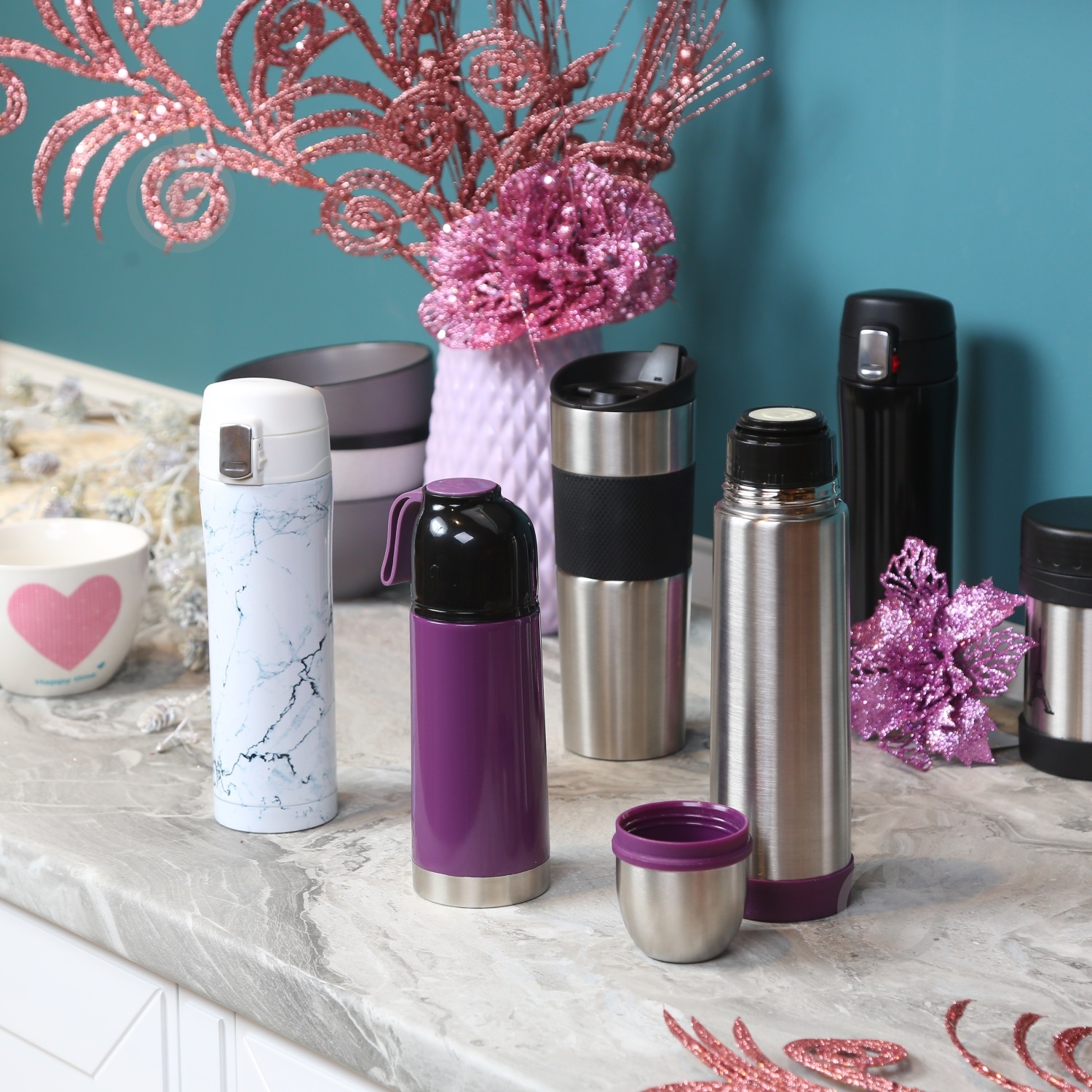 Термочашка UP! (Underprice) Marble Syphony 480 мл - фото 3 Термочашка UP! (Underprice) Marble Syphony 480 мл - фото 3