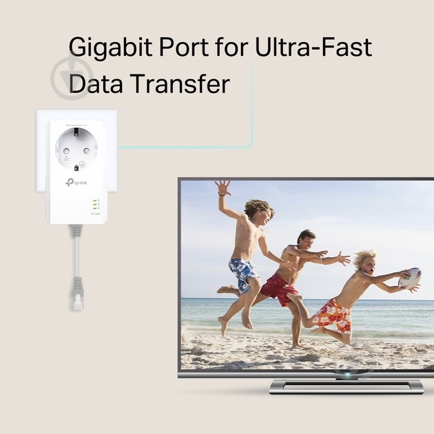 Комплект адаптеров TP-Link TL-PA7017PKIT AV1000 - фото 3