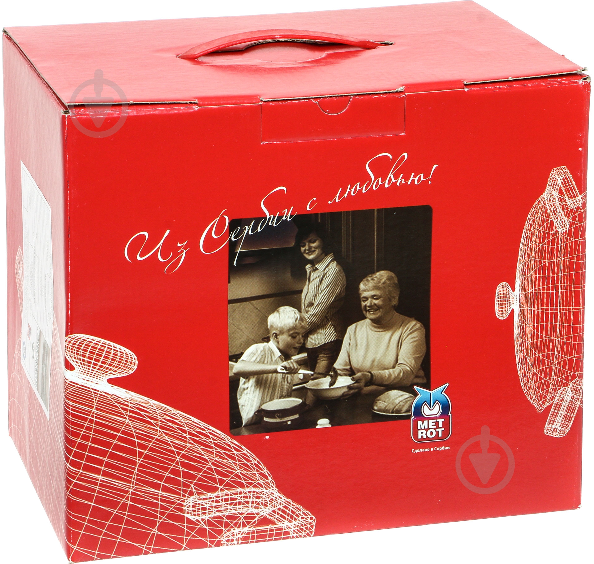 Кастрюля Metrot Терракот 5 л 2178 - фото 4