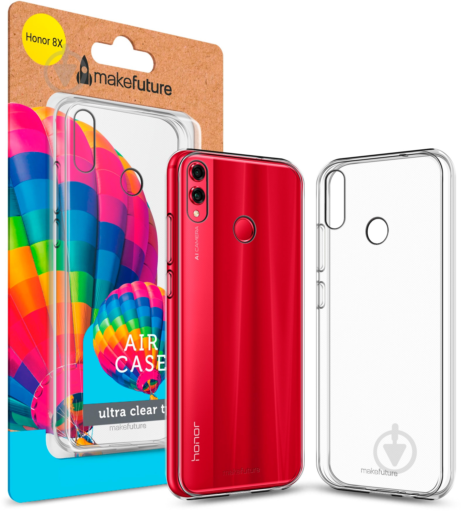 Чохол MakeFuture Air Honor 8X для Honor 8X clear (MCA-H8XCL) - фото 1 Чохол MakeFuture Air Honor 8X для Honor 8X clear (MCA-H8XCL) - фото 1