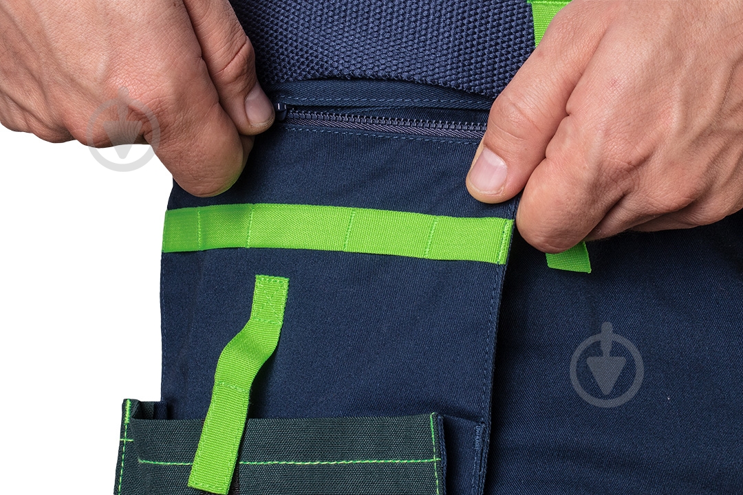 Шорты NEO tools Premium р. M 81-276 синий - фото 4