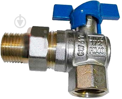 Кран шаровой Gross Optimal Ду15 1/2" В-Н бабочка - фото 1