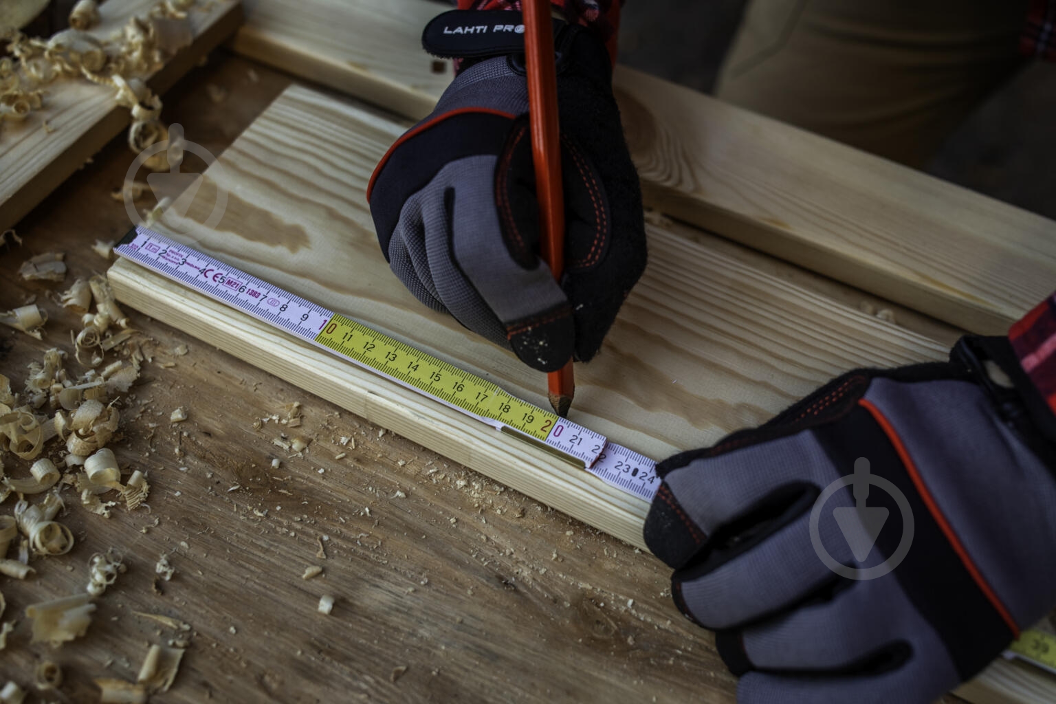 Лінійка Proline 13012 дерев'яна складна 1 м - фото 2 Лінійка Proline 13012 дерев'яна складна 1 м - фото 2