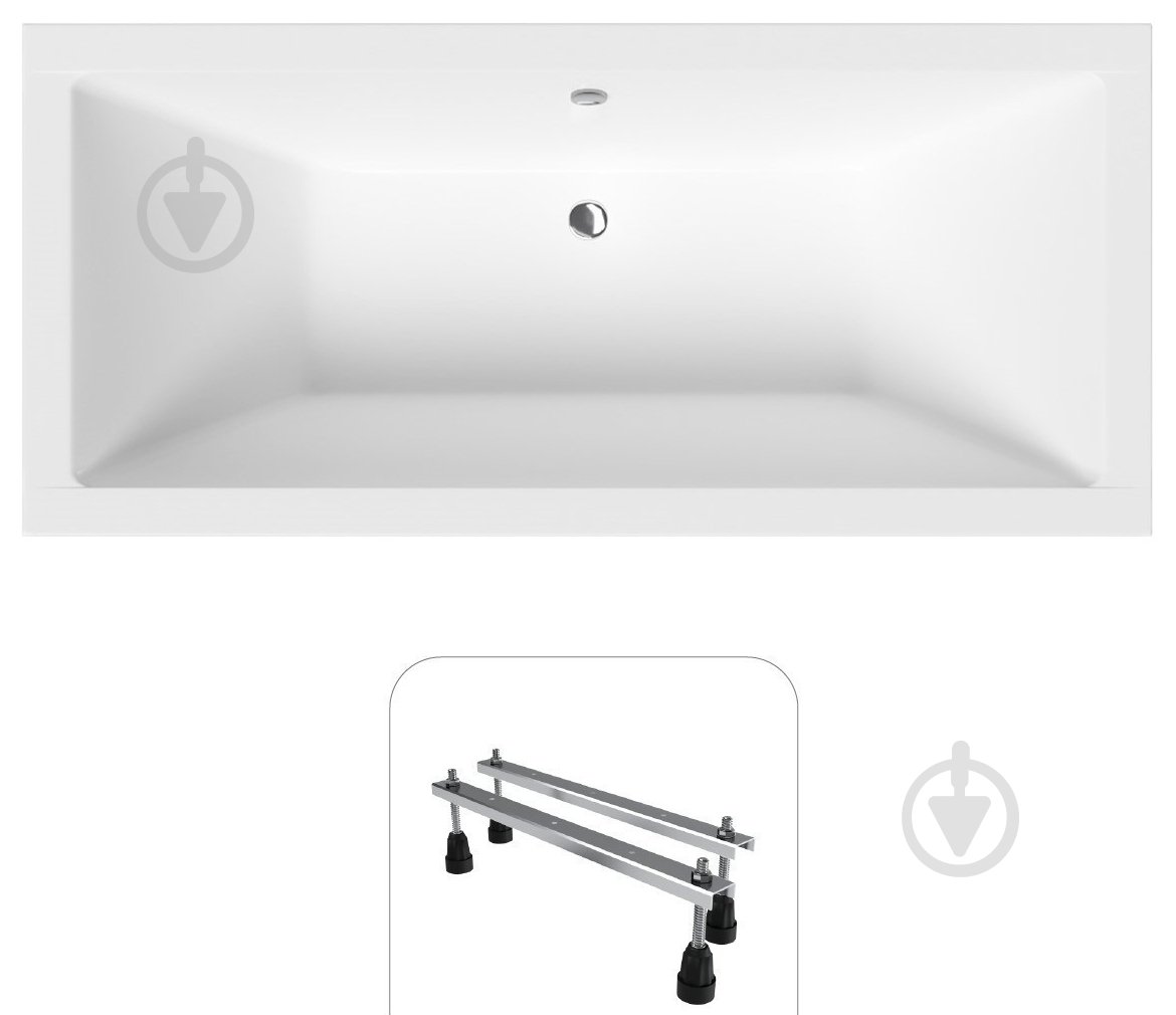 Ванна акриловая Helmken Alvaro HM348P106D27 178,5х79 см - фото 1 Ванна акриловая Helmken Alvaro HM348P106D27 178,5х79 см - фото 1