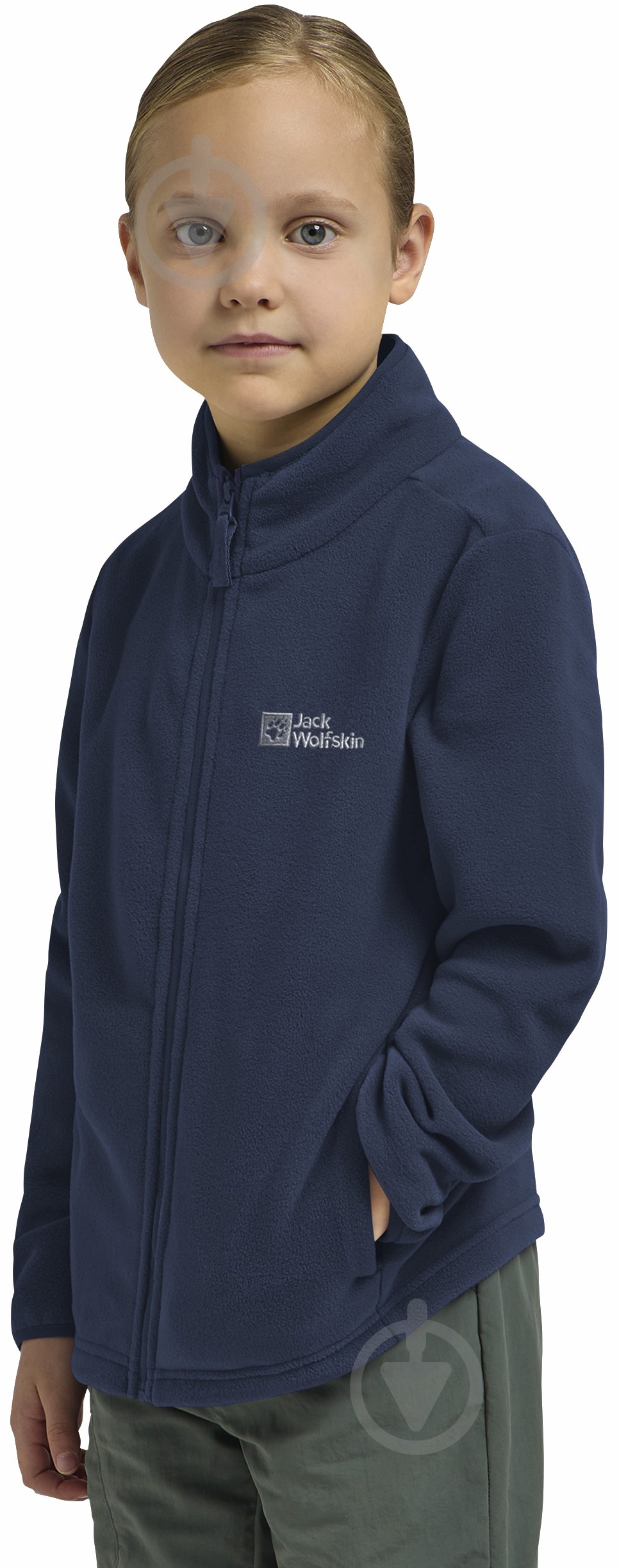 Кофта Jack Wolfskin Taunus Jacket K 1609482_C0412 р.140 темно-синий - фото 3 Кофта Jack Wolfskin Taunus Jacket K 1609482_C0412 р.140 темно-синий - фото 3