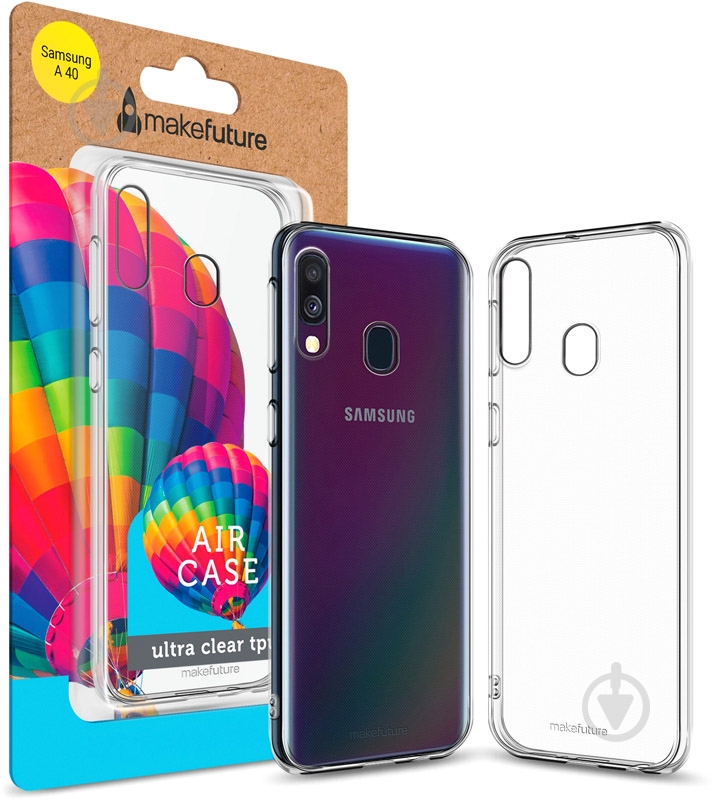 Чехол MakeFuture Air Samsung A40 для Samsung A40 clear (MCA-SA405) - фото 1