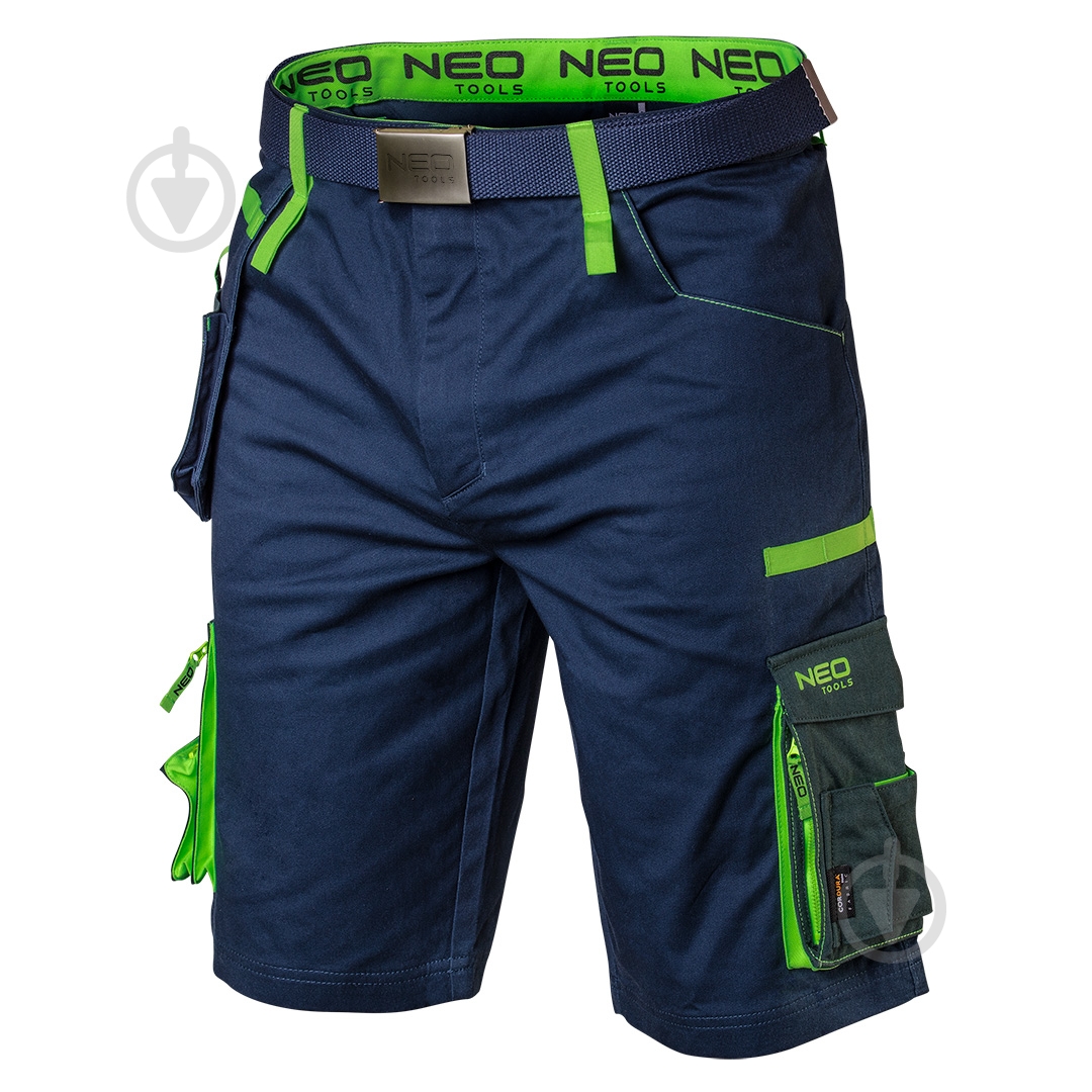 Шорты NEO tools Premium р. XXL 81-276 синий - фото 1