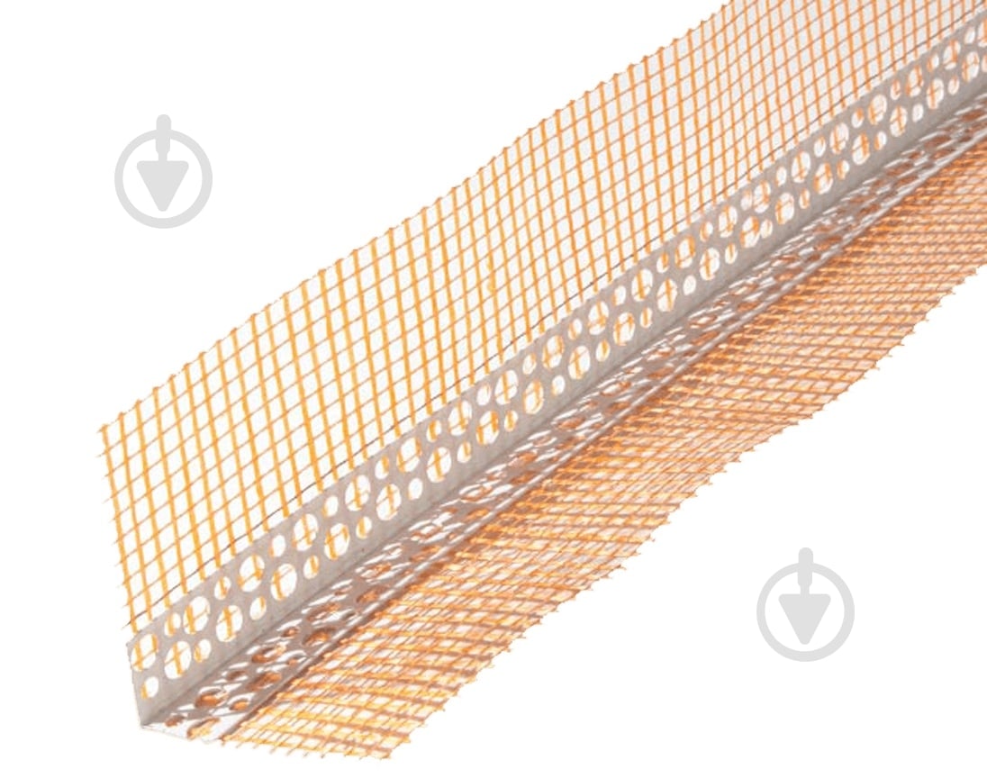Кутник ПВХ перфорований з сіткою Masterplast THERMOMASTER 100 мм 2,5 м - фото 1