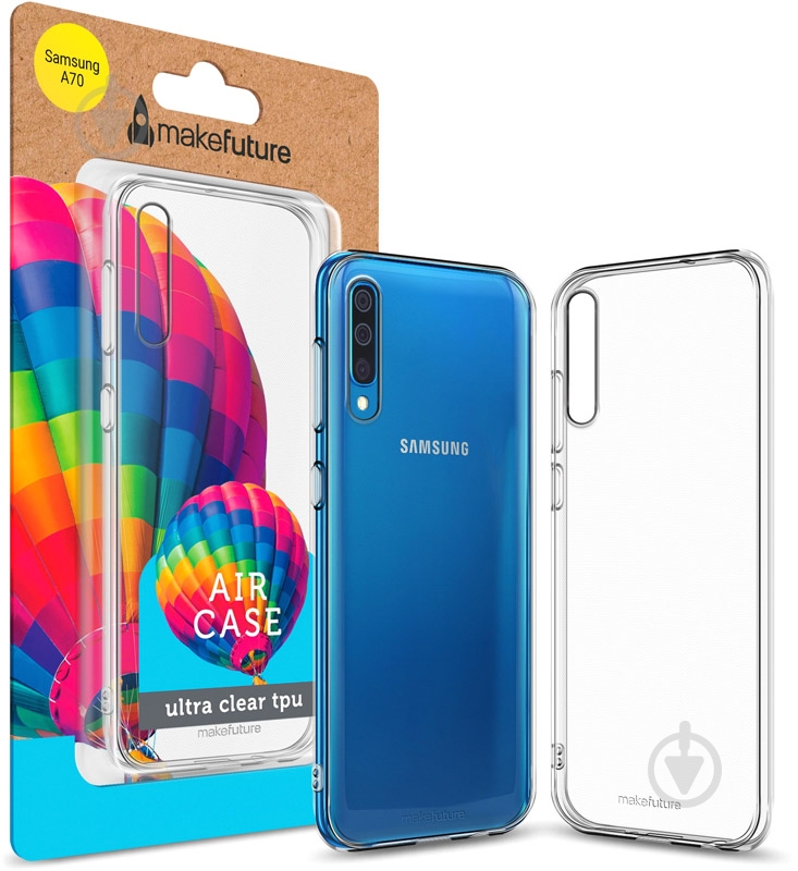 Чехол MakeFuture Air Samsung A70 для Samsung A70 clear (MCA-SA705) - фото 1