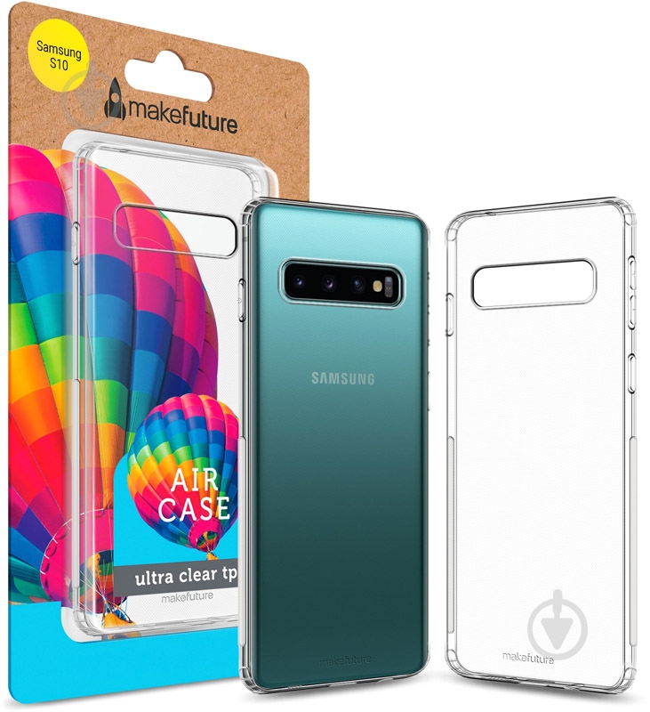 Чехол MakeFuture Air Samsung S10 для Samsung S10 clear (MCA-SS10) - фото 1