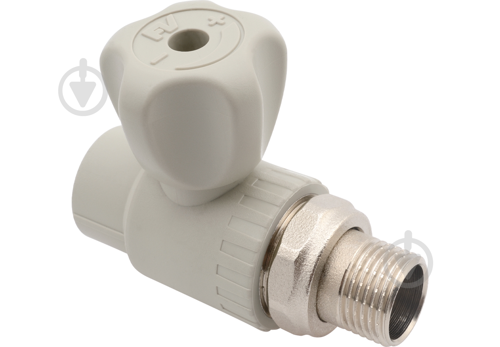 Кран радиаторный AlcaPipe шаровый PPR grn. 25x3/4" - фото 1