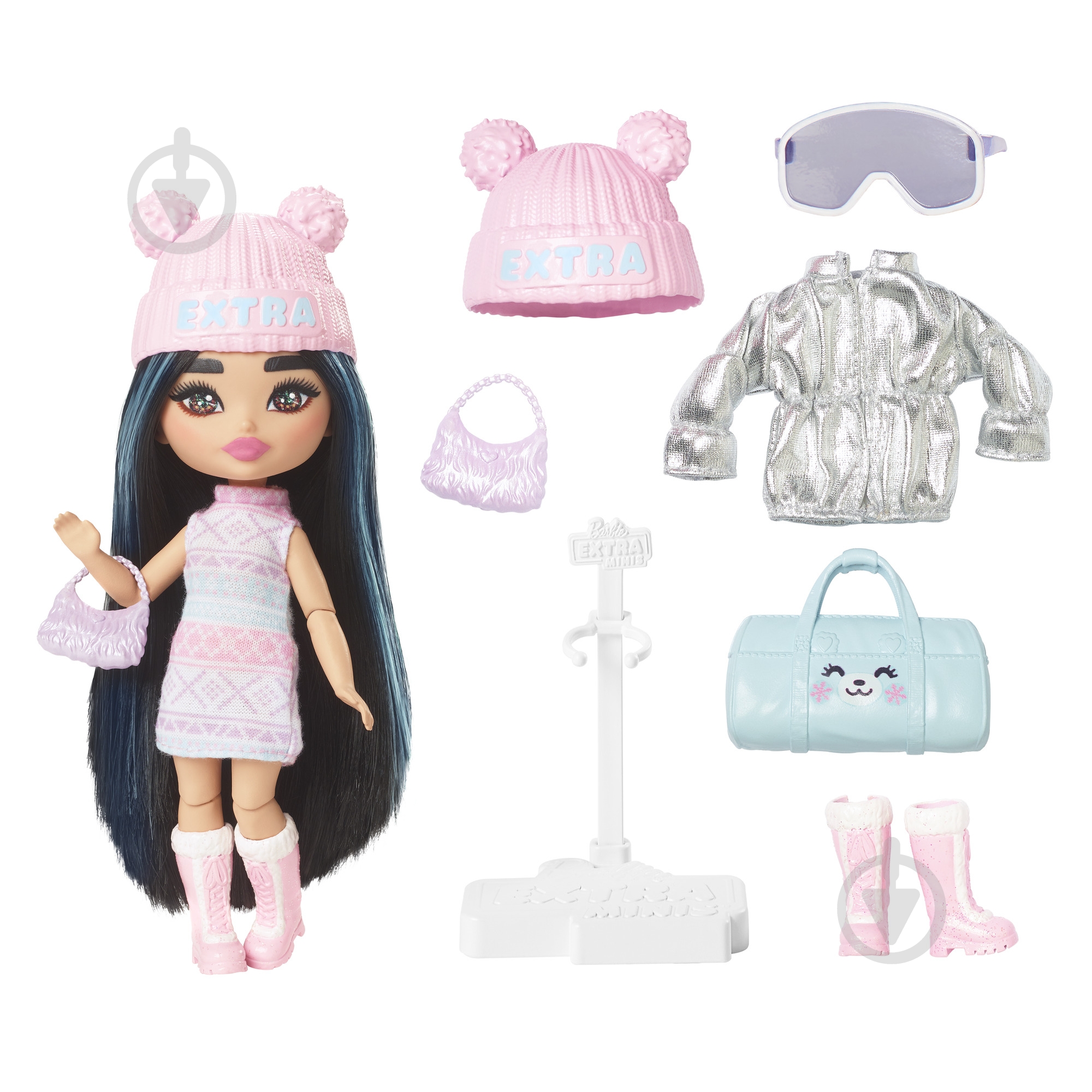 Кукла Barbie Extra Fly снежная леди HPB20 - фото 3 Кукла Barbie Extra Fly снежная леди HPB20 - фото 3