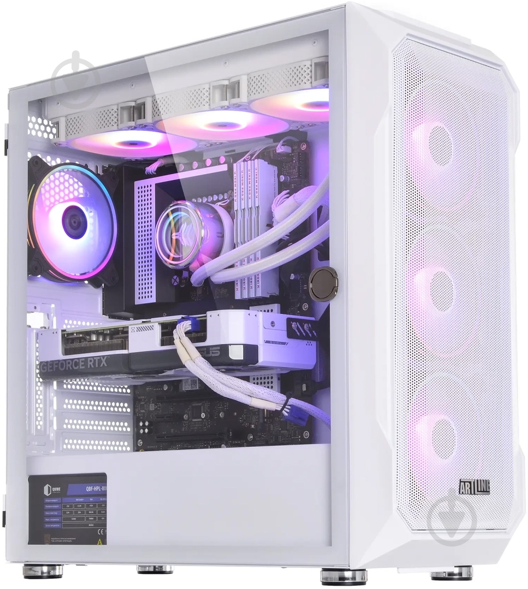 Компьютер Artline Gaming X93White (X93Whitev09) white - фото 3 Компьютер Artline Gaming X93White (X93Whitev09) white - фото 3
