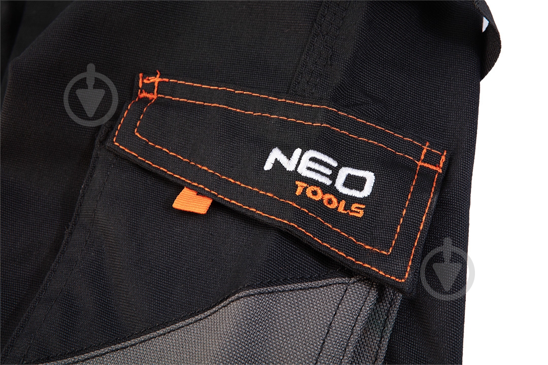 Шорты NEO tools HD Slim р. S 81-278 черный - фото 6