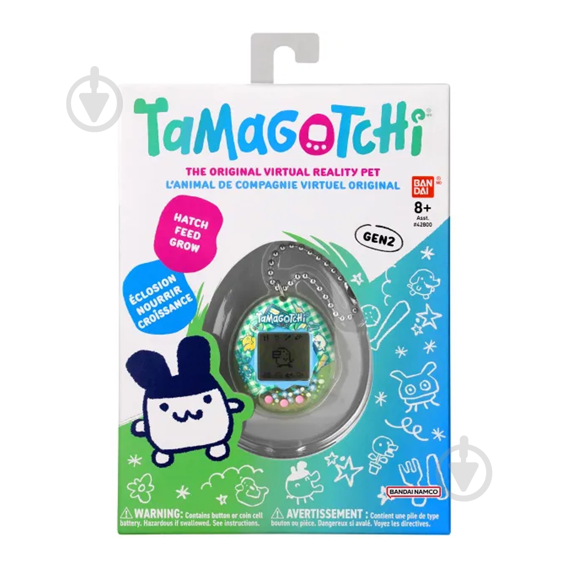 Игрушка интерактивная Tamagotchi Ориджинал Tama Picnic P2 123960 - фото 1 Игрушка интерактивная Tamagotchi Ориджинал Tama Picnic P2 123960 - фото 1