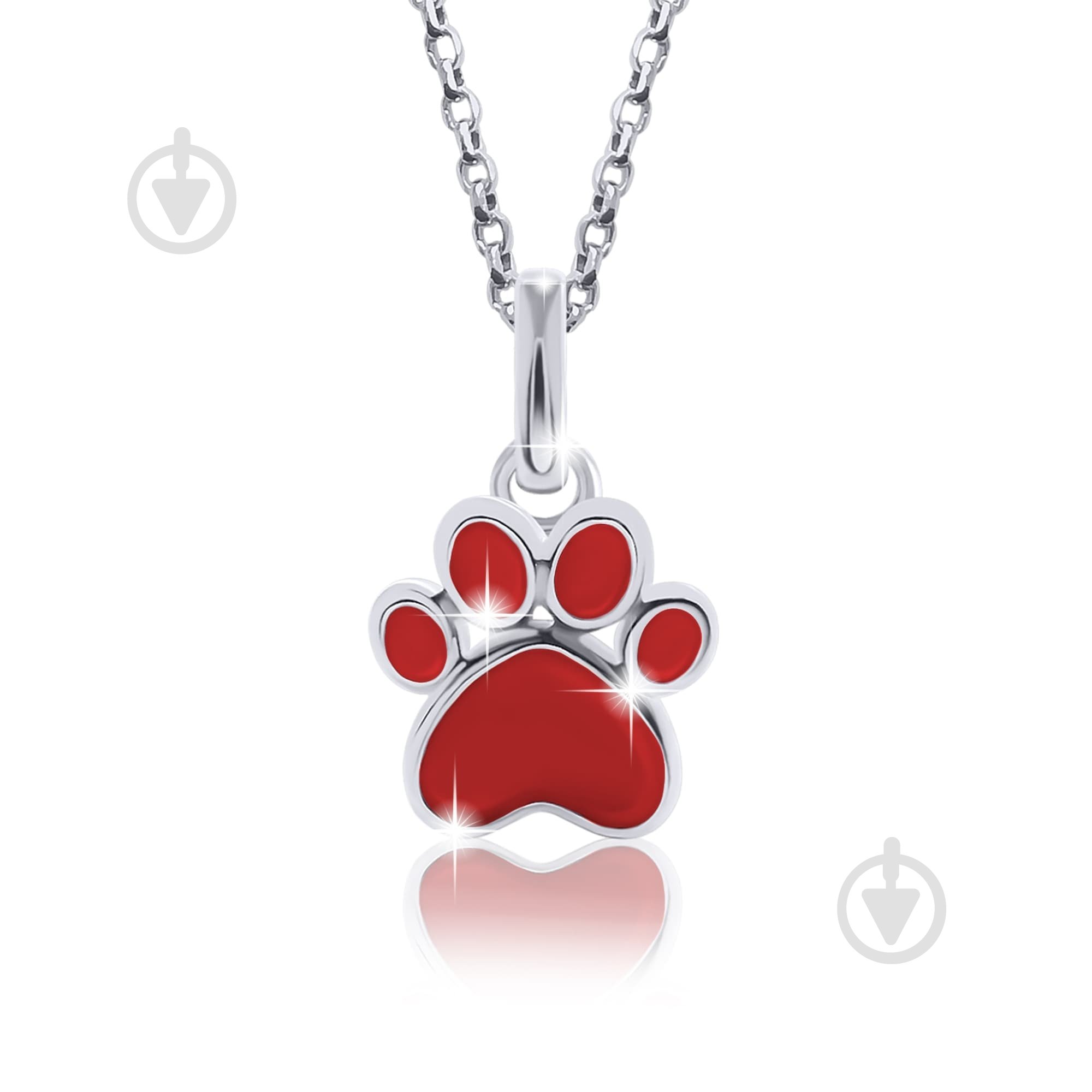 Кулон UMa&UMi Лапка красная - фото 1 Кулон UMa&UMi Лапка красная - фото 1