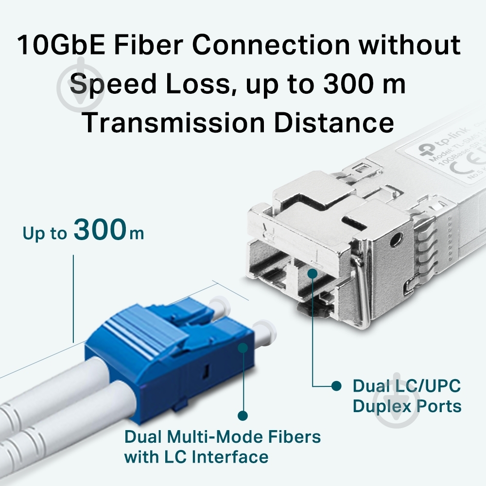 Модуль TP-Link Omada 10GBase-SR SFP+ LC TL-SM5110-SR - фото 6 Модуль TP-Link Omada 10GBase-SR SFP+ LC TL-SM5110-SR - фото 6