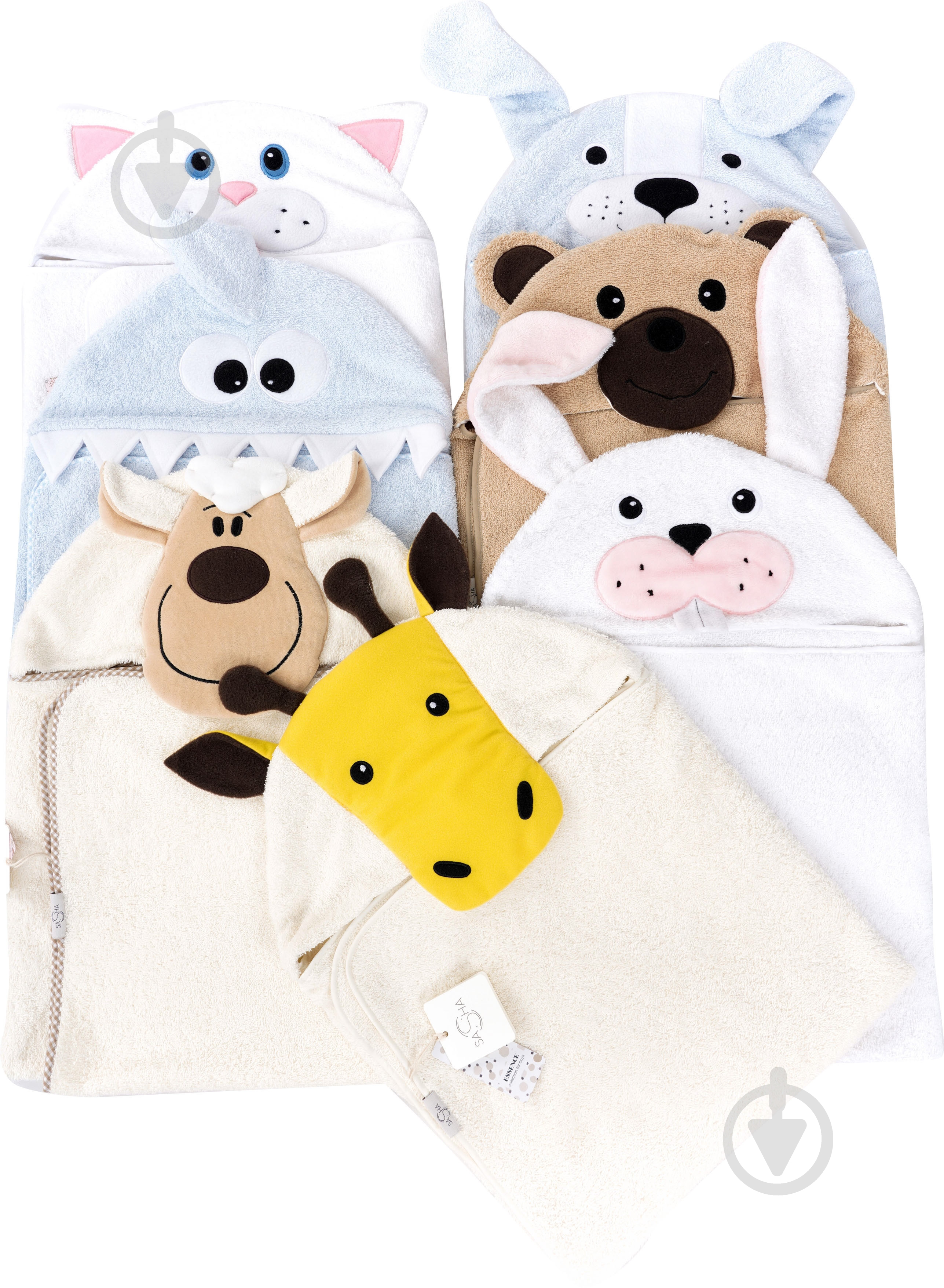 Полотенце-уголок Sasha белый 150/4 - фото 3 Полотенце-уголок Sasha белый 150/4 - фото 3