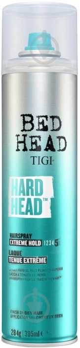Лак для волосся TIGI Hard Head Bed Head 385 мл - фото 1 Лак для волосся TIGI Hard Head Bed Head 385 мл - фото 1