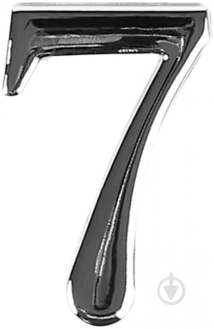 Цифра 7 цинк хром 45 мм Larvij LNZ4 CP #7 - фото 1 Цифра 7 цинк хром 45 мм Larvij LNZ4 CP #7 - фото 1