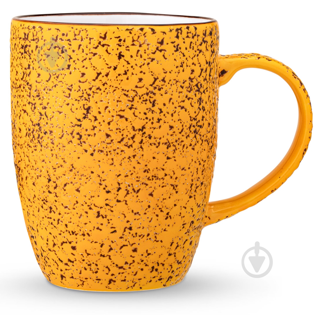 Чашка для чая Wilmax Splash Yellow 460 мл WL-667437/A - фото 1